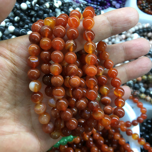 carnelian bracelet 8mm Gemstone Bracelet crystal bracelet