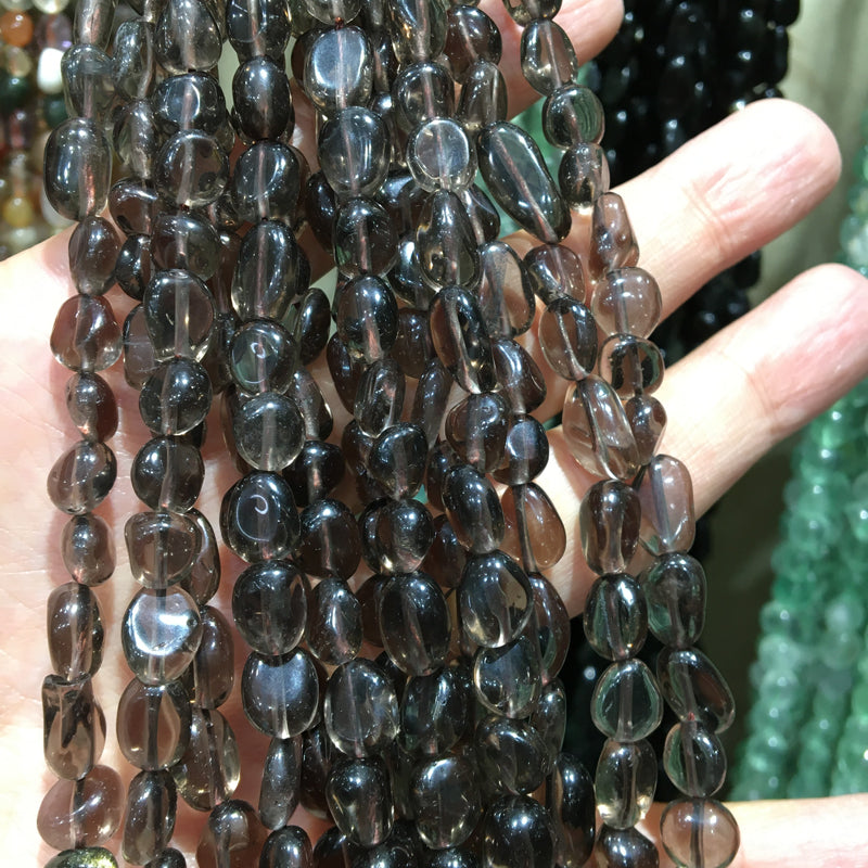 Ice Obsidian Nugget Pebble Beads Gemstone Beads bracelet DIY beads 15''