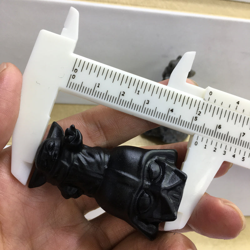 Yoda Anakin Skywalker Black obsidian Yooperlite Carving Natural crystal Star Wars carved