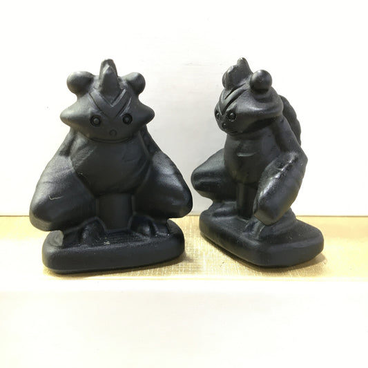 Elekid Black obsidian Yooperlite Carving Natural crystal Pokémon carved