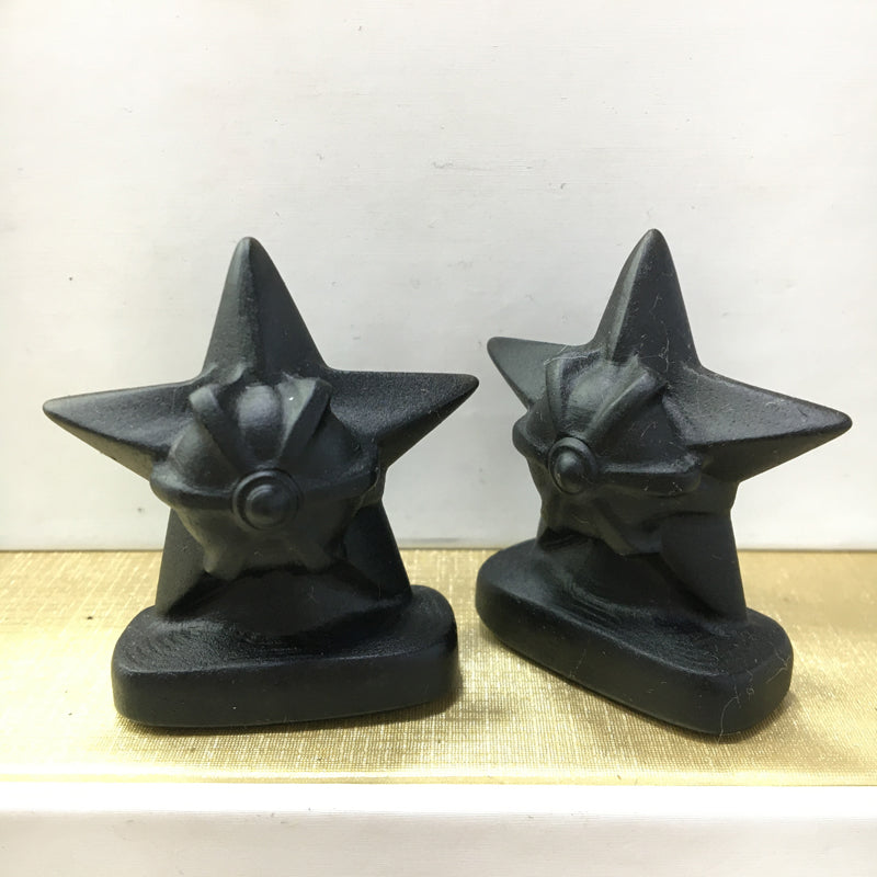 Staryu Black obsidian Yooperlite Carving Natural crystal Pokémon carved