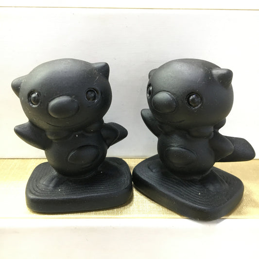 Oshawott Black obsidian Yooperlite Carving Natural crystal Pokémon carved