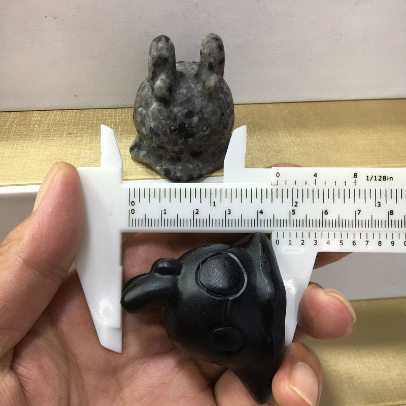 Goomy Black obsidian Yooperlite Carving Natural crystal Pokémon carved