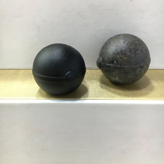 Poké Ball carving Black obsidian Yooperlite Carving Natural crystal Pokémon carved