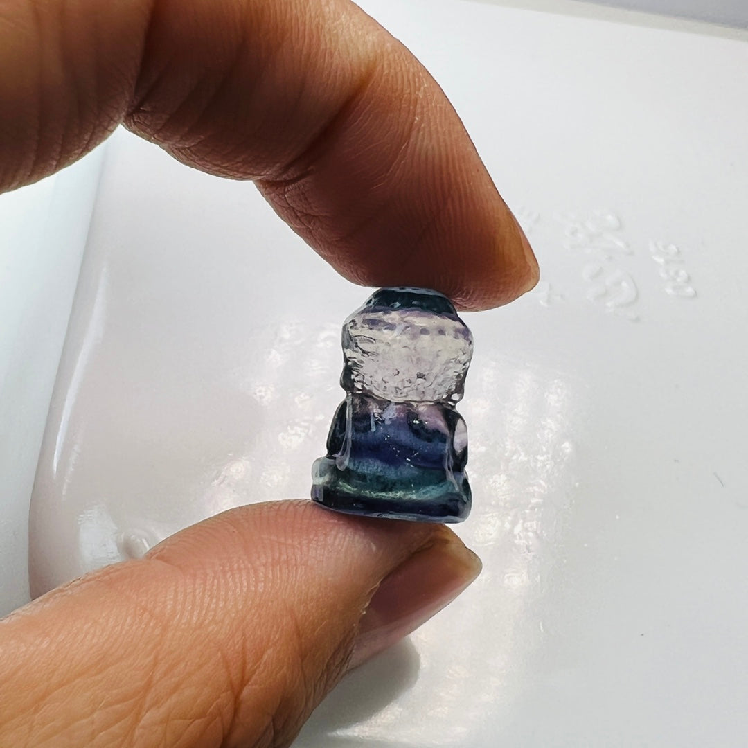 Mini Fluorite Baby Buddha Carving Gemstone carving crystal carving