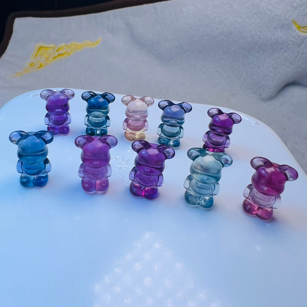 Mini Fluorite BE@RBRICK Carving crystal carving