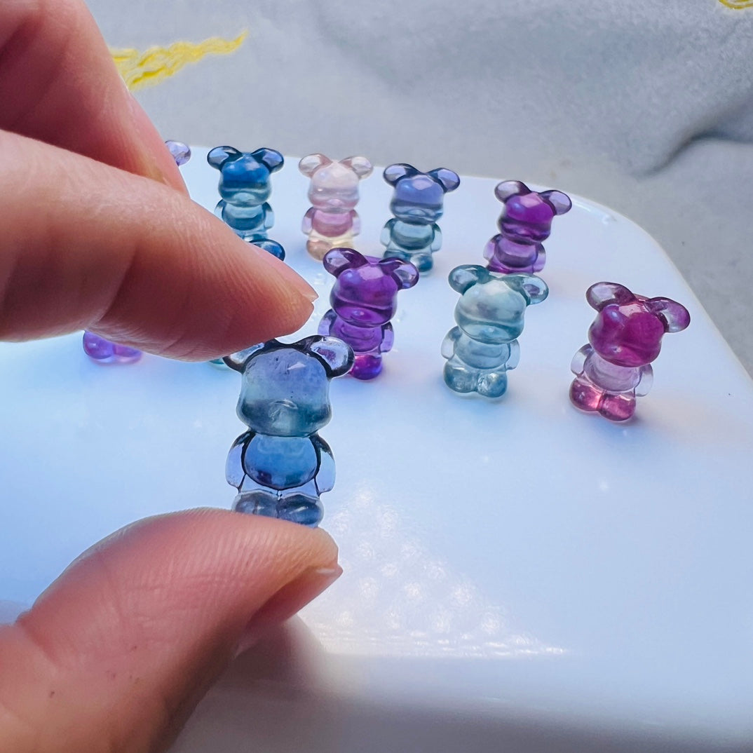 Mini Fluorite BE@RBRICK Carving crystal carving