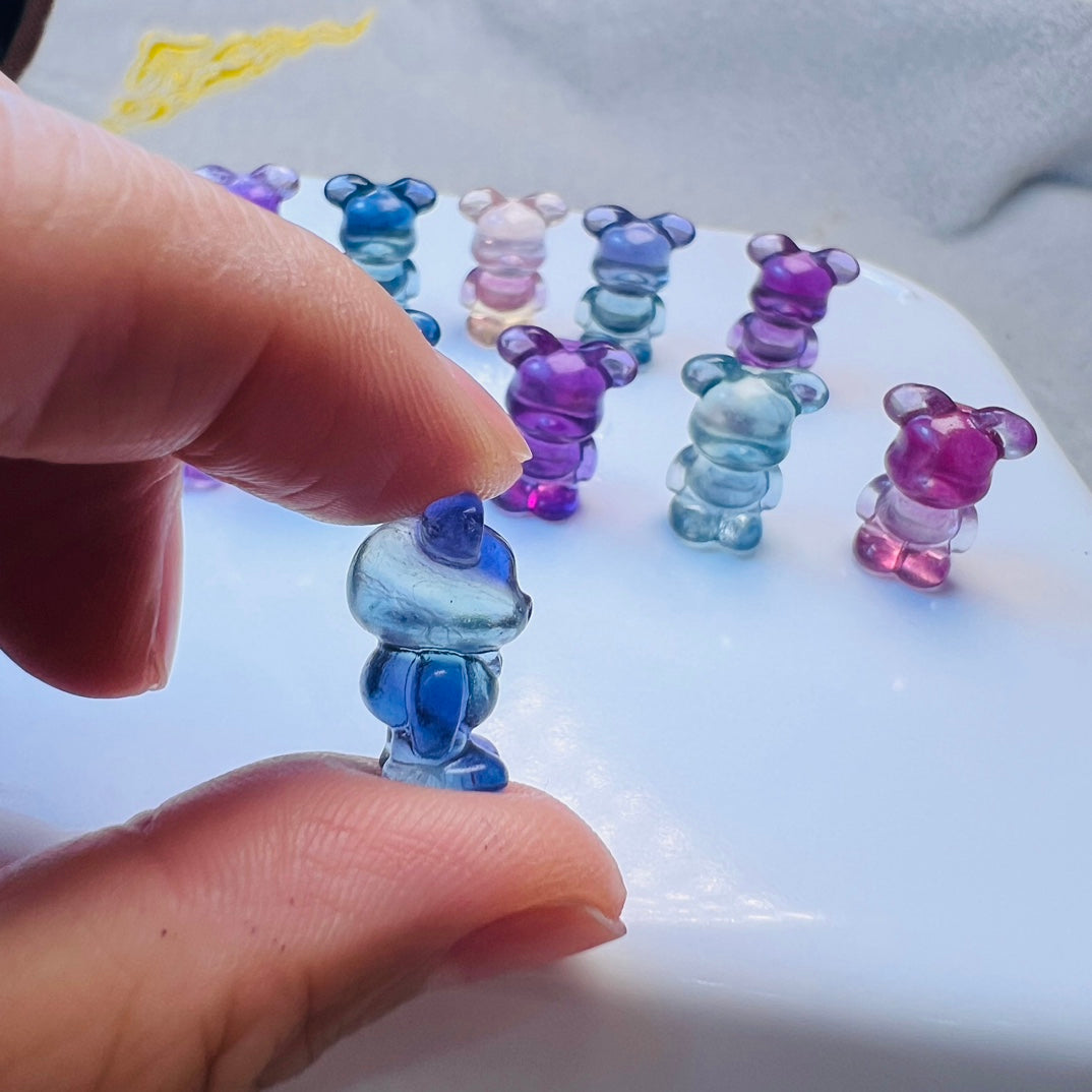 Mini Fluorite BE@RBRICK Carving crystal carving