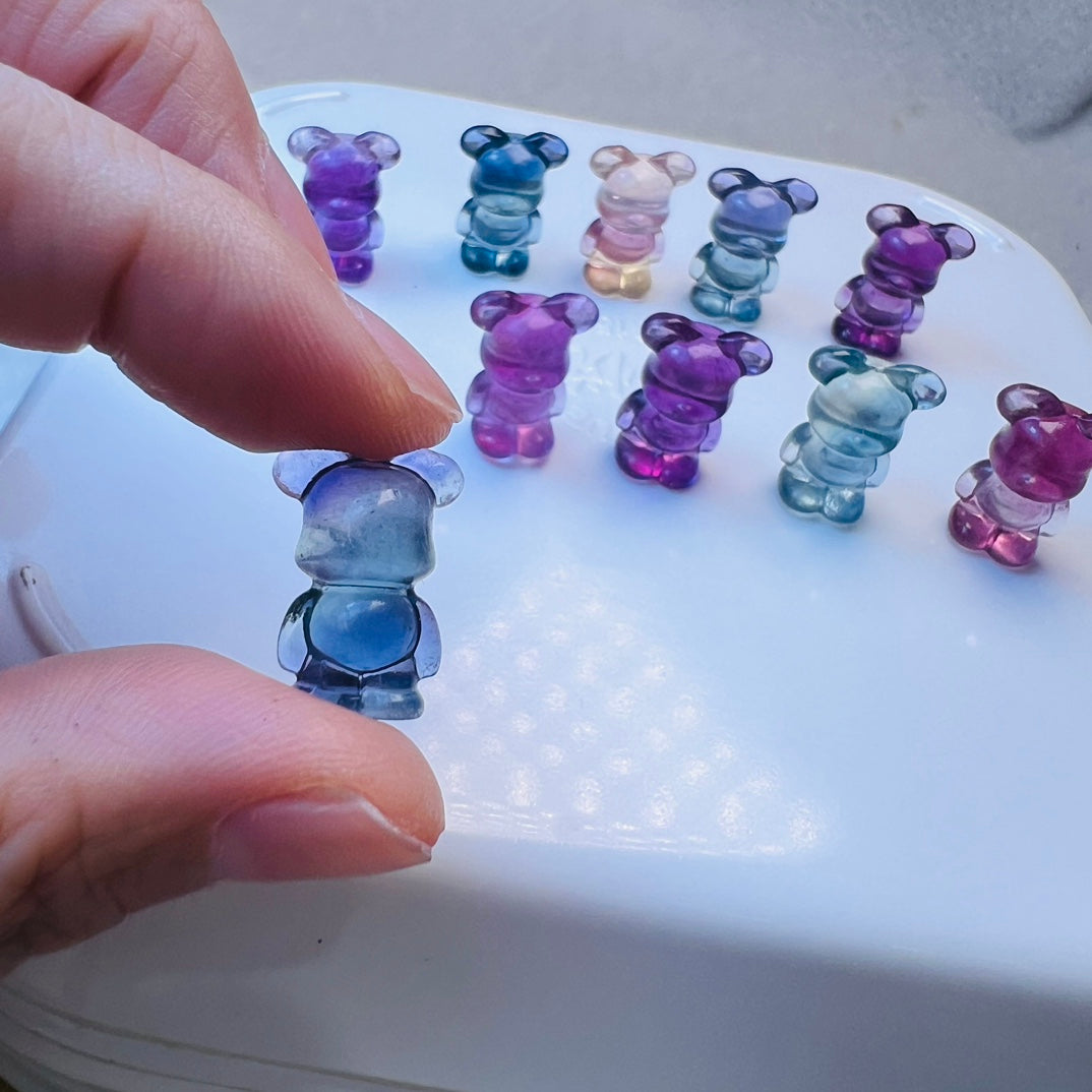 Mini Fluorite BE@RBRICK Carving crystal carving