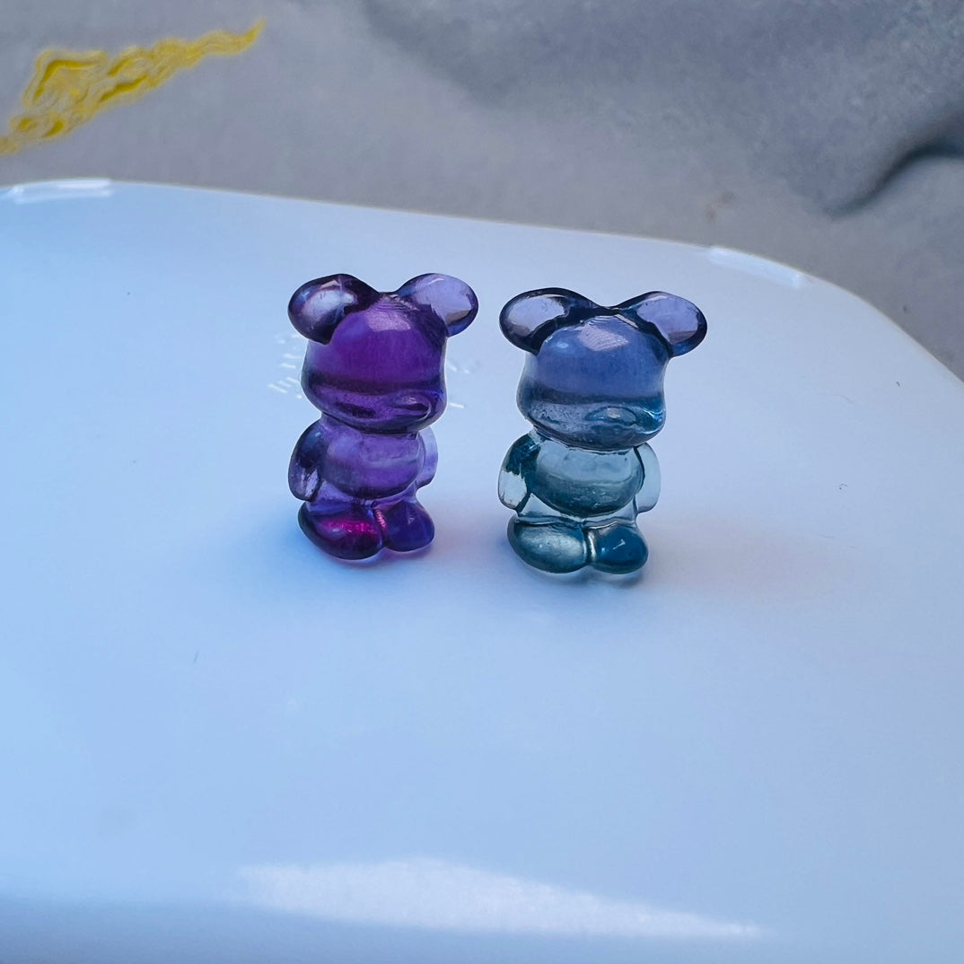 Mini Fluorite BE@RBRICK Carving crystal carving