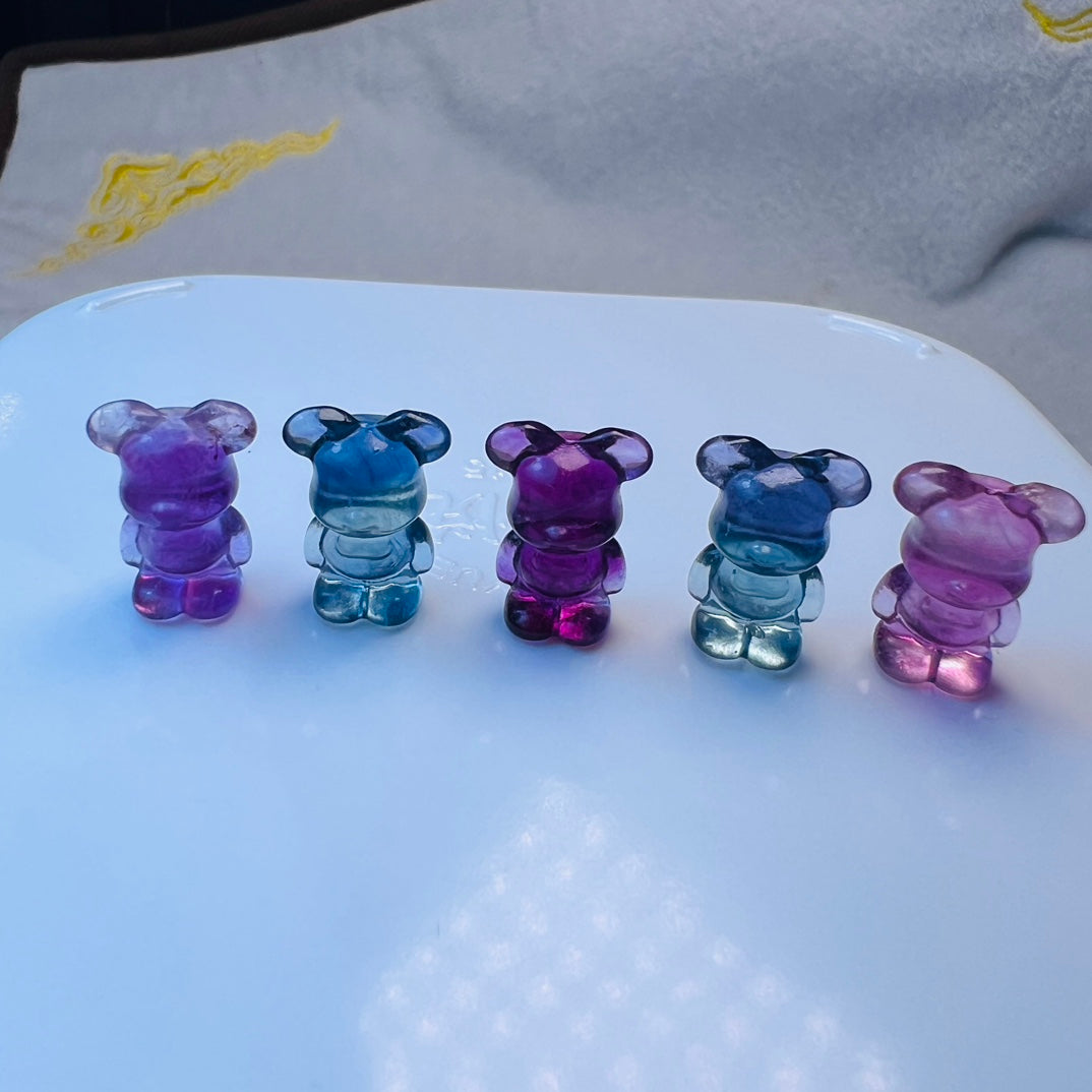 Mini Fluorite BE@RBRICK Carving crystal carving