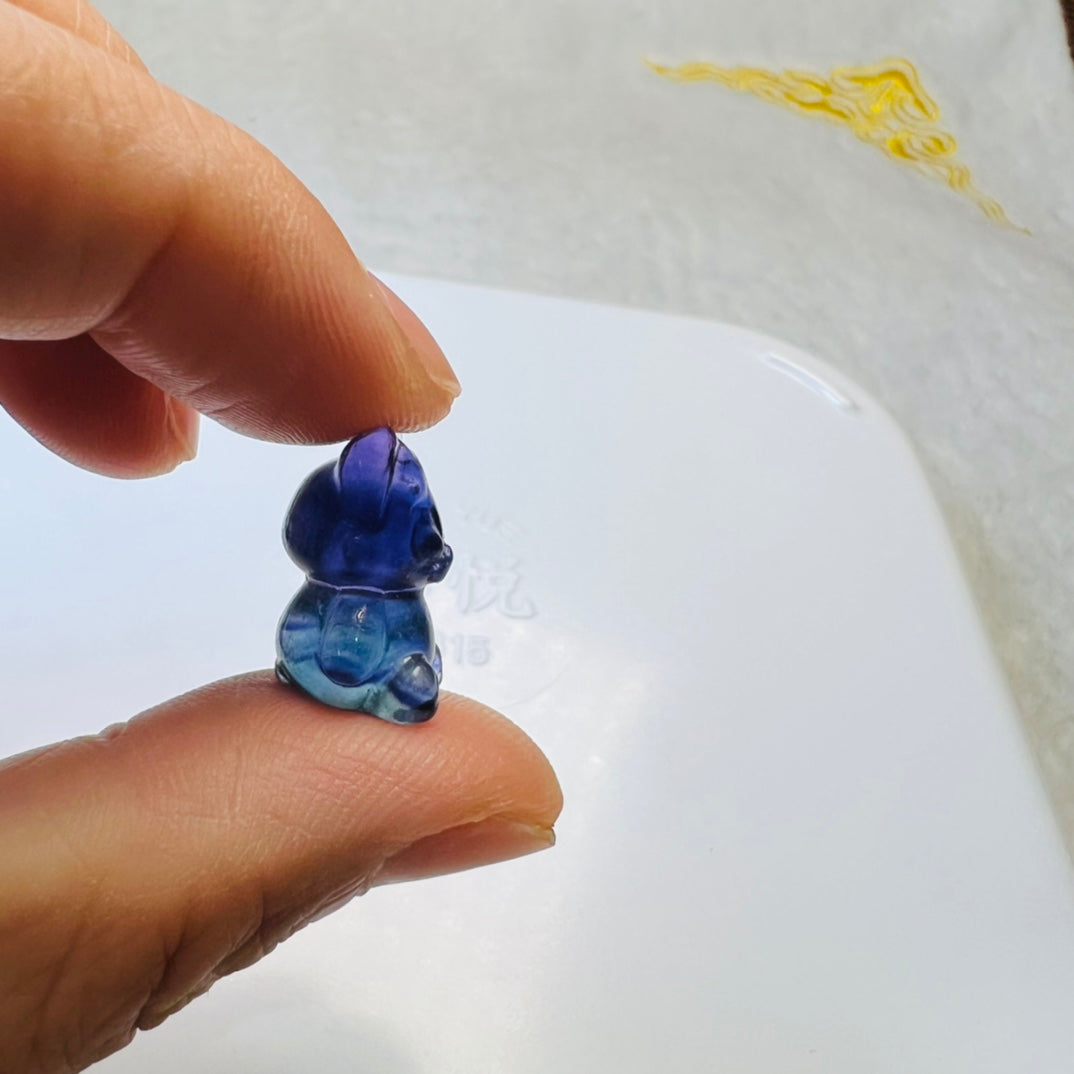 Mini Fluorite LinaBell Carving crystal carving