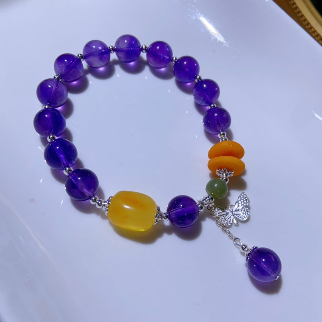 High-quality Natural Amethyst Bracelet bracelet Original Design Bracelet