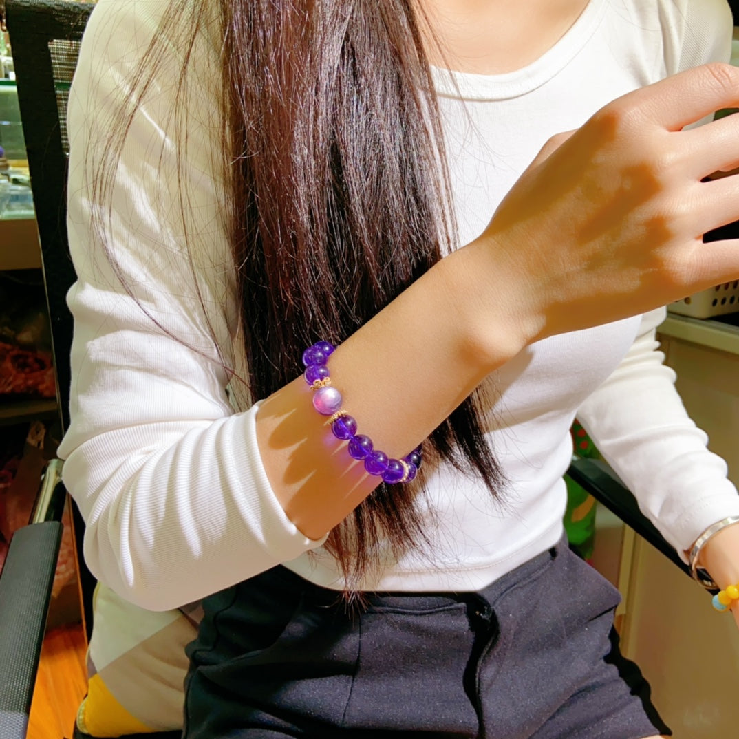 High-quality Natural Amethyst bracelet Original Design Bracelet