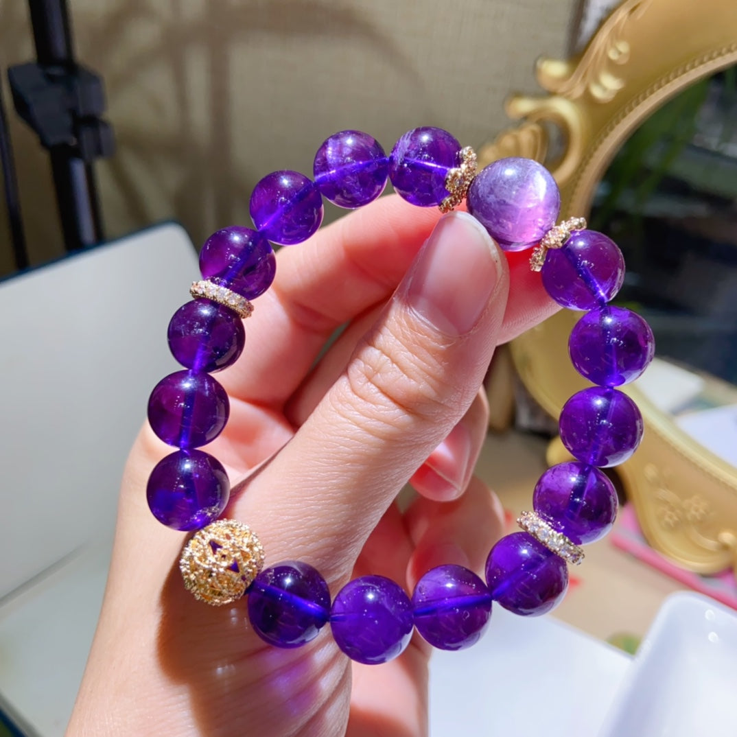 High-quality Natural Amethyst bracelet Original Design Bracelet