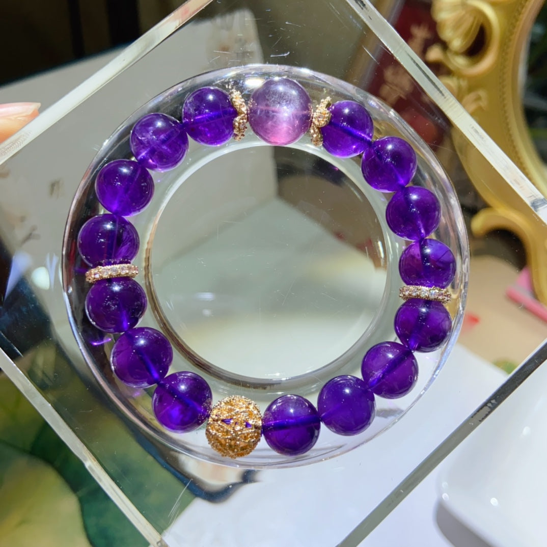 High-quality Natural Amethyst bracelet Original Design Bracelet